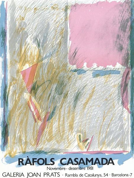 廃番特価◆ アルベルト・ラフォルス・カサマダ 『 ホアン・プラッツ 1981 』 リトグラフ 石版画、リトグラフ